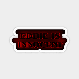 Eddie is innocent Sticker